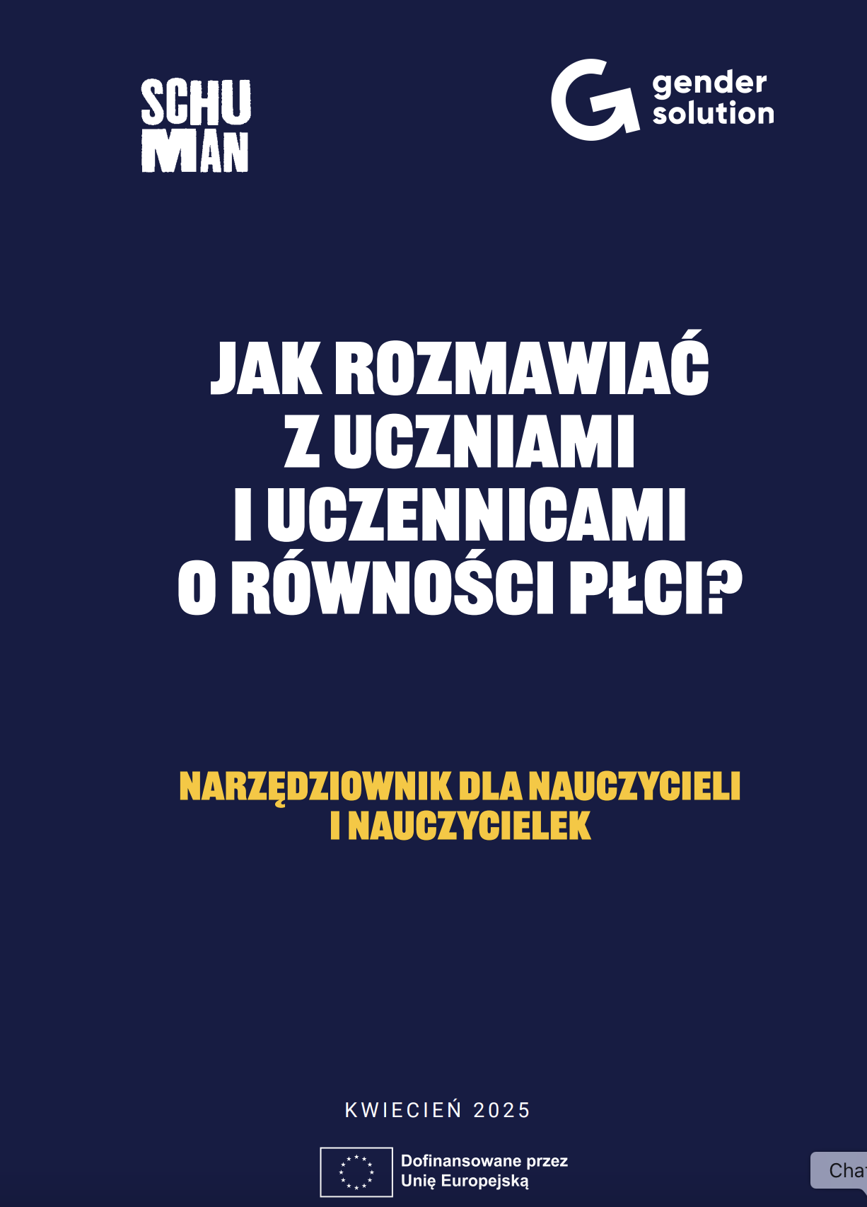 Jak rozmawiać z młodymi ludźmi o równości płci – materiały edukacyjne