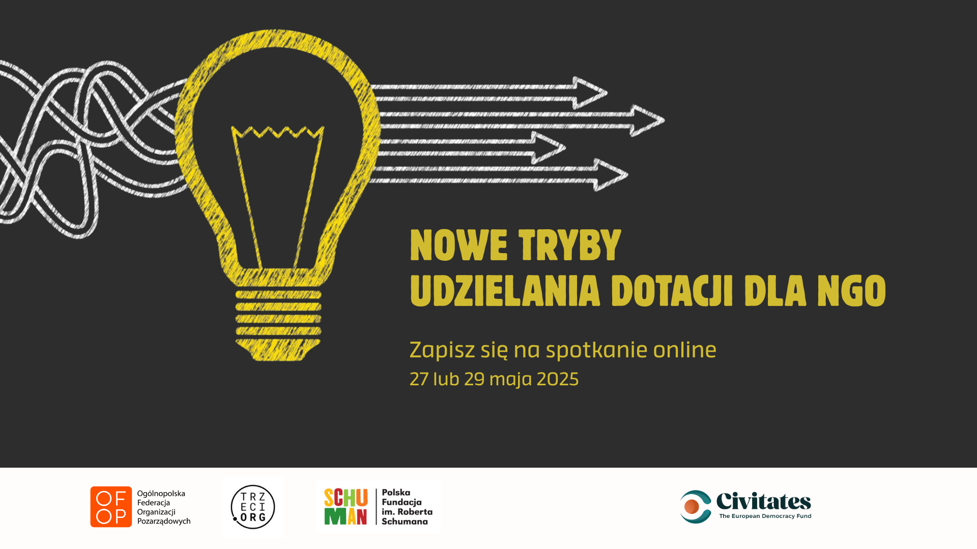 Nowe tryby udzielania dotacji dla NGO